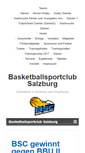 Mobile Screenshot of basketball-salzburg.at