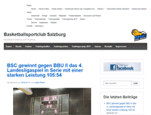Tablet Screenshot of basketball-salzburg.at